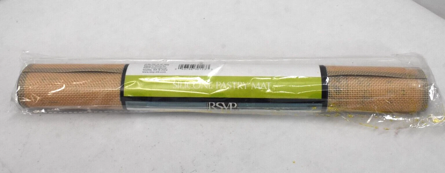 RSVP International Silicone Pastry Mat Round te,plated & Ruler Guide BPA Free
Opens in a new window