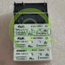 10Pcs Goodsky EMR-112D-3 12VDC Power Relay 8A 250VAC 5 Pins~