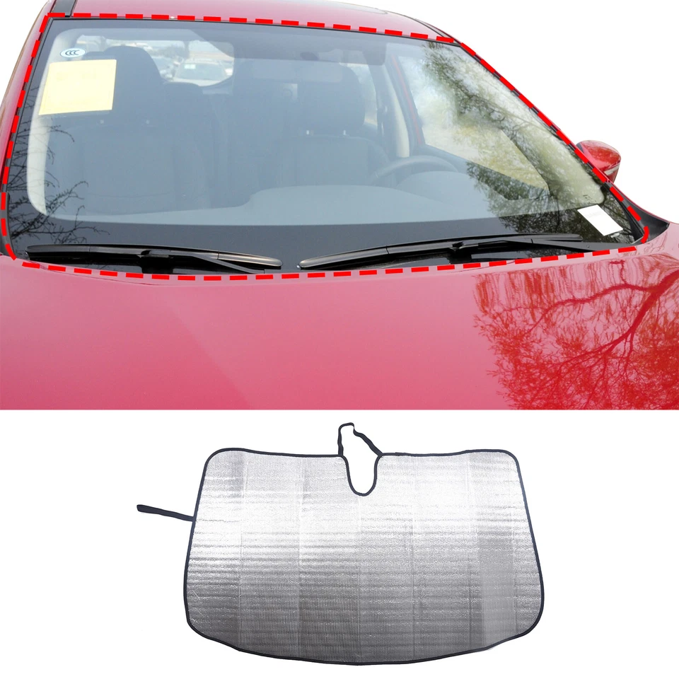 Windshield Sunshade Sun Protection Sun Visor For Nissan X-Trail 2014-2023 - Image 3 of 4