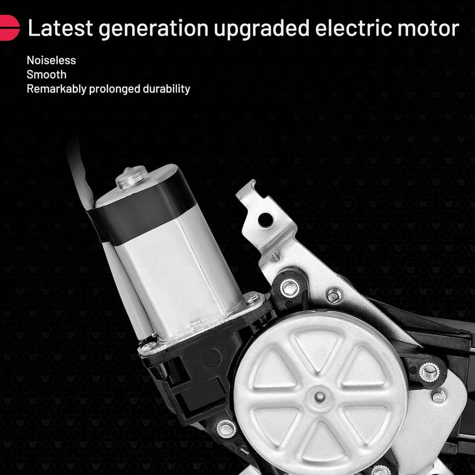 Power Window Regulator For 1999-2014 Ford E-350 Super Duty Front Right w/Motor - Image 3 of 4