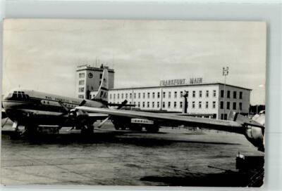 39461569 - 6000 Frankfurt Rhine-Main Airport with Tower and Propeller Machines