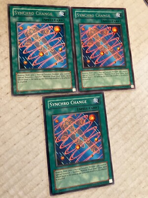 yugioh synchro spell cards 3 Synchro change rare unlimited spell card yu-gi-oh gaming cards cscan
