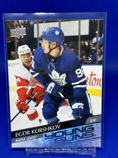 🍁2020-21 Upper Deck Series 1 Young Guns Egor Korshkov Rookie RC #219 / Leafs!