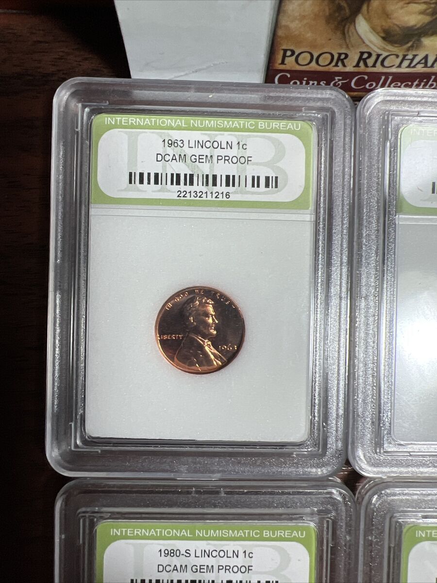 5 Different Gem Proof Lincolns: 1963, 64, 80S, 04S, 05S, Slabs. Starter Set X714 | eBay 5 Different Gem Proof Lincolns: 1963, 64, 80S, 04S, 05S, Slabs. Starter Set X714 | eBay