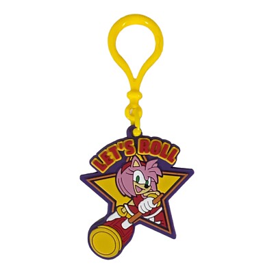 AMY LET'S ROLL Sonic The Hedgehog Super Clip Surprise Charm