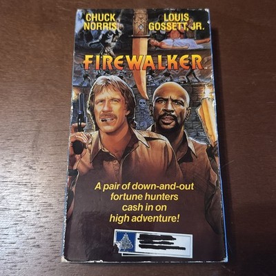 Firewalker VHS 1989 Chuck Norris Louis Gossett Jr Video Treasures Used