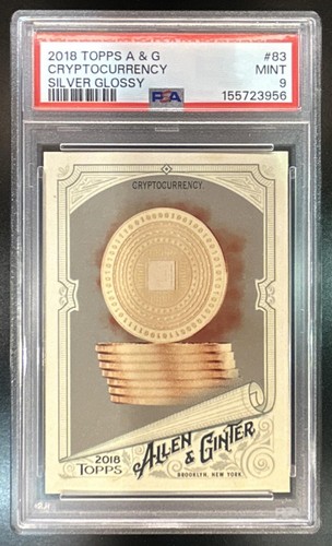 Cryptocurrency [Silver Glossy] #83 2018 Topps Allen & Ginter card
