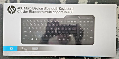 HP 460 Multi-Device Full-sized Bluetooth Keyboard Black