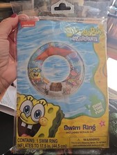 What Kids Want SpongeBob SquarePants Swimming Ring Pool Float Tube - 17.5 inch