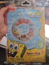 What Kids Want SpongeBob SquarePants Swimming Ring Pool Float Tube - 17.5 inch