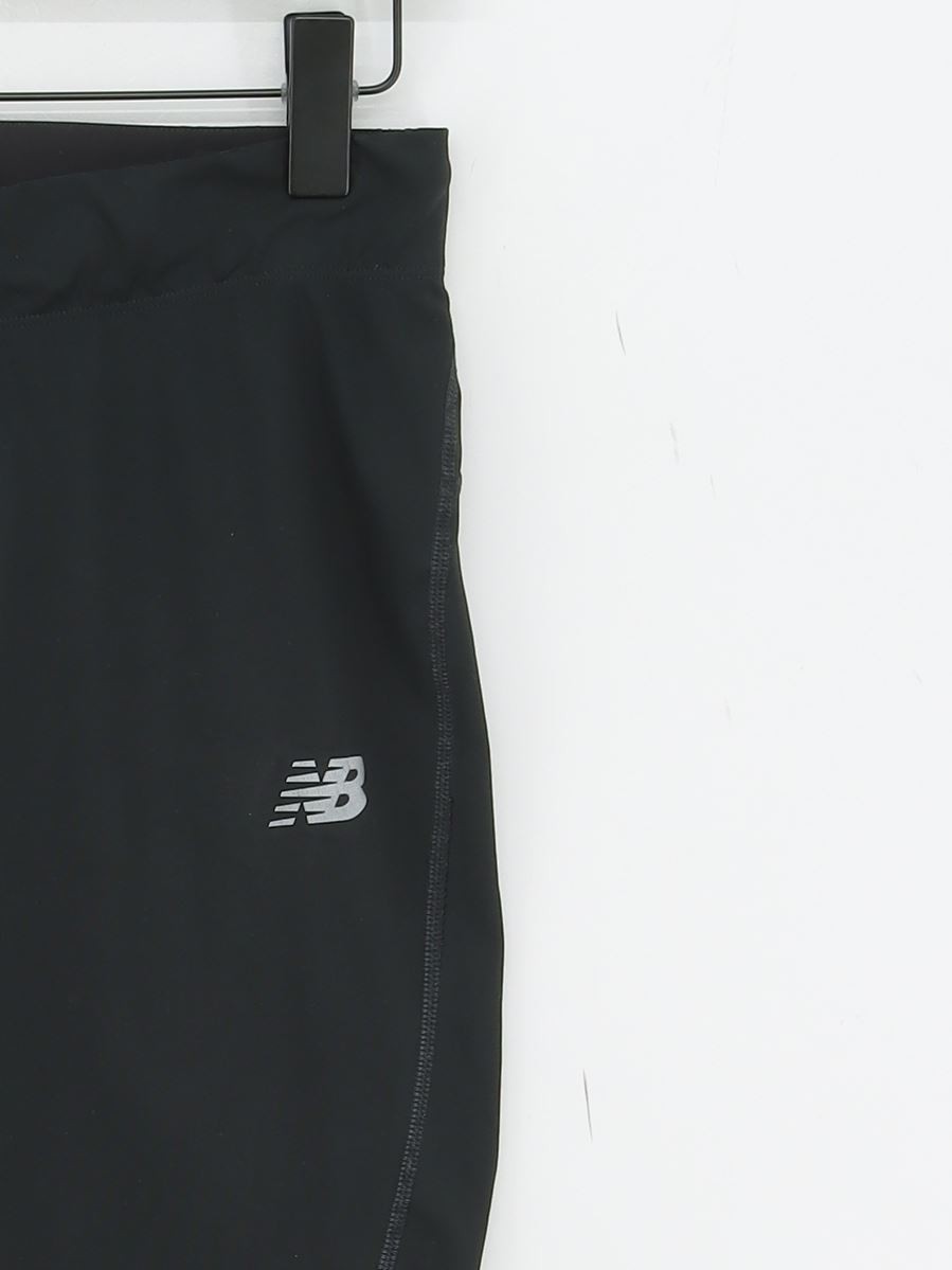 ALTRA New Balance Leggings Donna M Nero 100% Altro Ritagliato