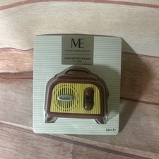 Mini Retro Radio Hi-fi Sound Battery Power Auto Scanning NIP