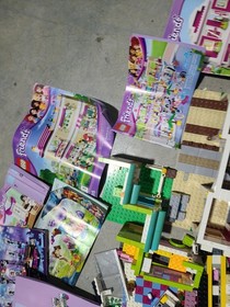 Huge LEGO Friends Bulk Lot Bricks Base Plates Instruction Mixed Parts