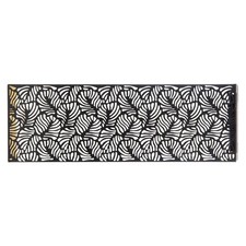 Solar Light Wall Art Warm White Decorations 20cm x 62cm Black X 1