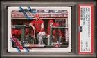 2021 TOPPS OPENING DAY DUGOUT PEEKS #7 MIKE TROUT DUGOUT PEEKS PSA 10 Pop 7!