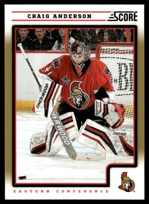 2012-13 Score Gold Rush Craig Anderson Ottawa Senators #330