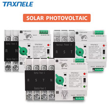 2P 3P 4P Din Rail ATS PV Inverter Dual Power Automatic Transfer Selector Switche