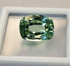 Green Sapphire Cushion Cut 7-9 Ct Natural Loo...