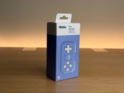 8Bitdo Micro Bluetooth Gamepad Controller - Switch/Android/Keyboard Mode - BLUE