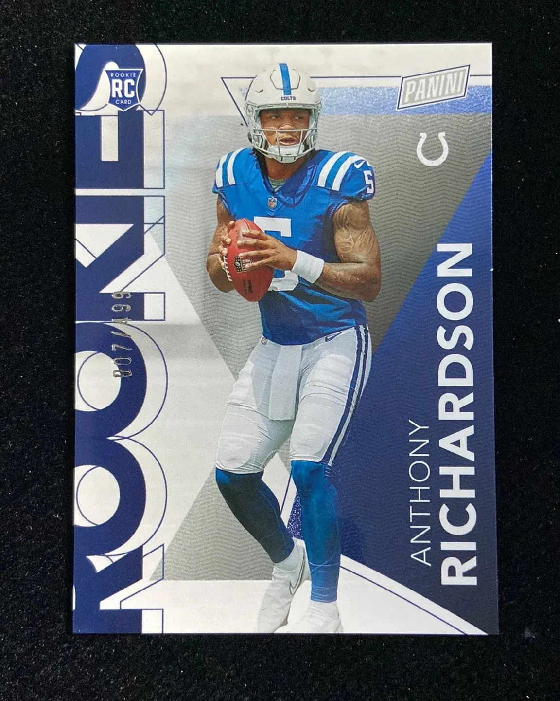 2023 Panini The National Silver Pack Rookies RC #RC3 Anthony Richardson 7/499 JP