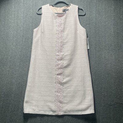 Donna Ricco Petal Pink Barbie Size 12 Sleeveless Lined Business Trad Wife Office
