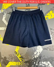 Umbro Vintage Football Soccer Monogram Shorts Blue 90s Men Size L ig93