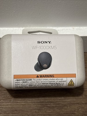 Sony WF-1000XM5 True Wireless Noise Canceling Earbuds - Black - BRAND NEW
