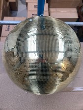 Professional Gold Mirror Ball 40 cm (5mm facets) B Stock (2)