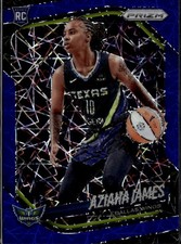 2025 Panini Prizm WNBA #83 Aziaha James Blue Velocity Prizms