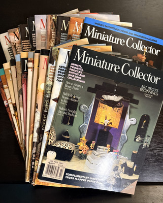 Vintage Miniature Collector Magazine - Very Good Condition - You Pick