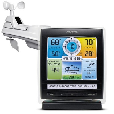 AcuRite Iris (5-in-1) Indoor/Outdoor Wireless Color Screen, Screen 