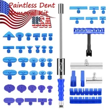 Compact Paintless Dent Repair Kit for Cars Includes Slide Hammer & Glue Puller