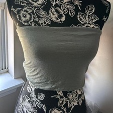 Sage green bandeau / tube top