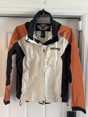 Ladies Harley Davidson Packable Hooded Rain Jacket M Tall