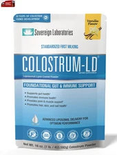 Colostrum-LD Liposomal Delivery Powder by Sovereign Laboratories,16 oz– Exp 2027