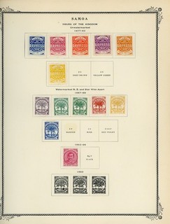SAMOA Scott Specialty Album Page Lot #127 SEE SCAN $$$