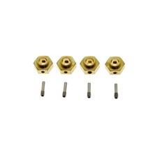 New 4* Brass 12MM Wheel Hex Extended Adapter For RC Car Axial SCX10 III AXI03007
