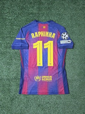 Raphinha 11/ Barcelona Home/ Size XXL/ Player Version/ Slim Fit
