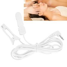 2.5mm Portable Ear Clip Electrode Wire Connecting Cable Acc For TENS Massage