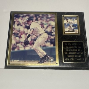 Derek Jeter New York Yankees 1996 Officially Licensed Photo Plaque w/ Card