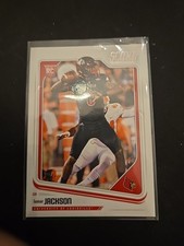 LAMAR JACKSON ROOKIE CARD JERSEY #8 LOUISVILLE RC RAVENS 2018 Panini Score #352. rookie card picture