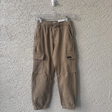 Zara Kids 9 year old Brand New pants jogger warm green/brown color, tag still on