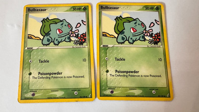 Bulbasaur Pokemon 2006 EX Crystal Guardians 45/100 (Non-holo) LP