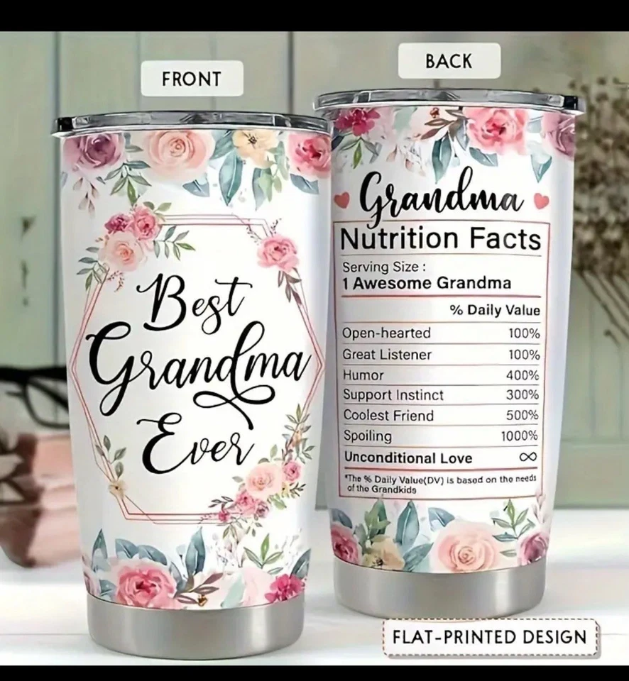 Grandma Tumbler for Christmas Best Ever Cup - Gifts 20, - Image 2 of 4