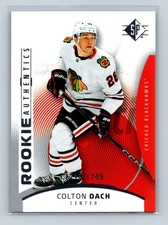 2025-26 SP Hockey Colton Dach Blackhawks Rookie Authentics RC #101  1214/1749