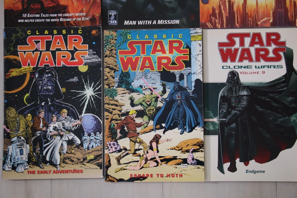 Lote de 16 novelas gráficas cómicas Dark Horse - Star Wars ROTJ Clone wars clásico Foto 4 de 4