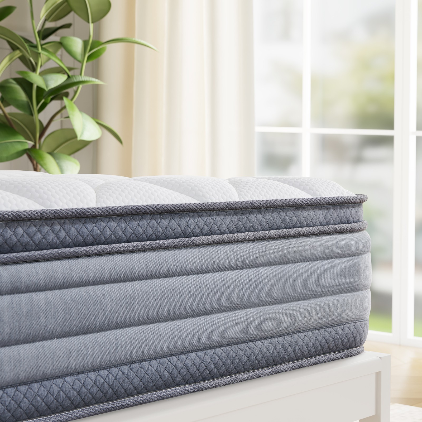 10" 12" Hybrid Mattress Pocket Spring Medium Feel Twin Txl Full Queen King Size