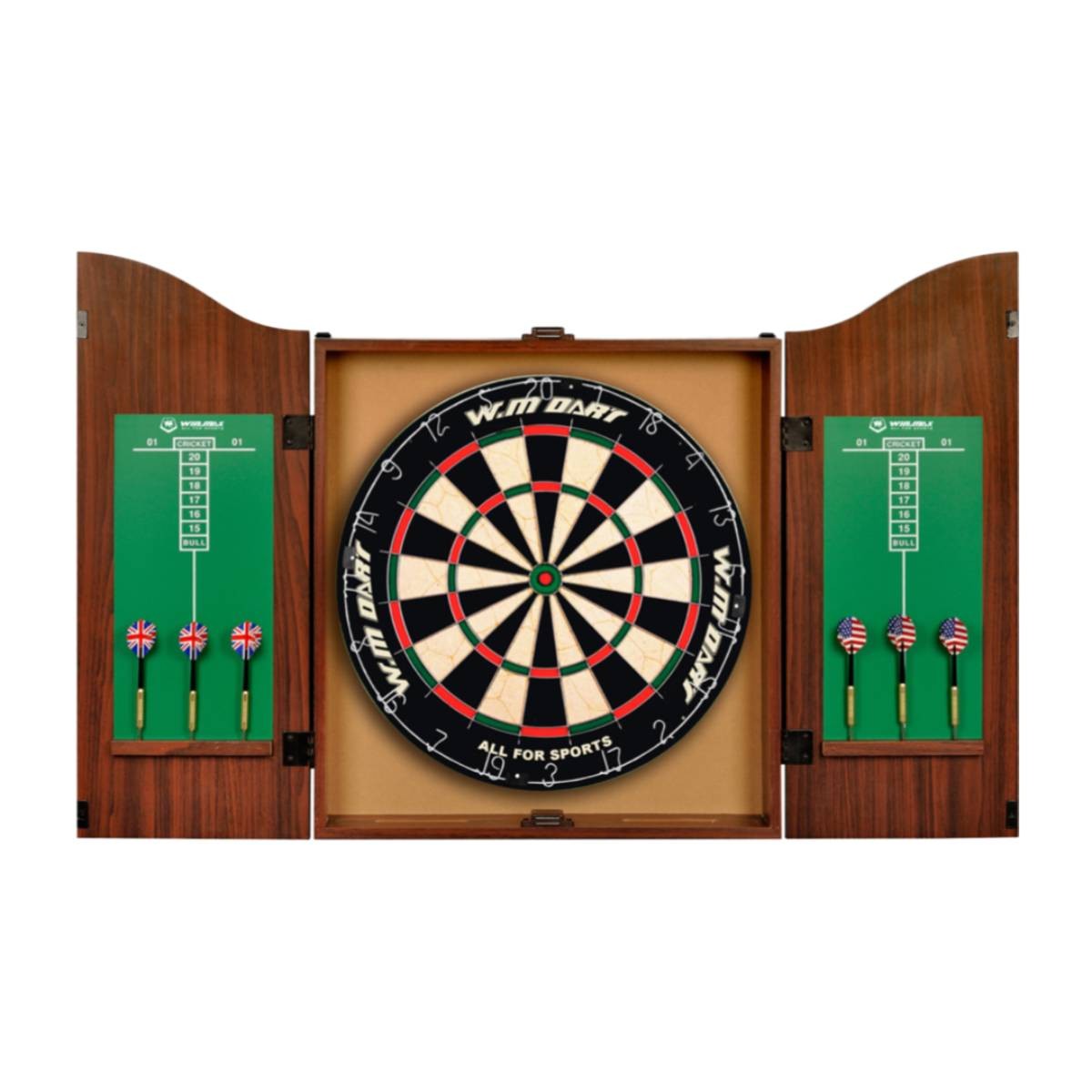 Jeu de Fléchettes Cible Traditionnelle De Faugères King's Head Bois
