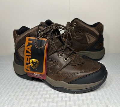 NWT! Ariat Vista ATS Brown Leather Ankle Boot Womens 6B Lace Up Barn Hiking Work