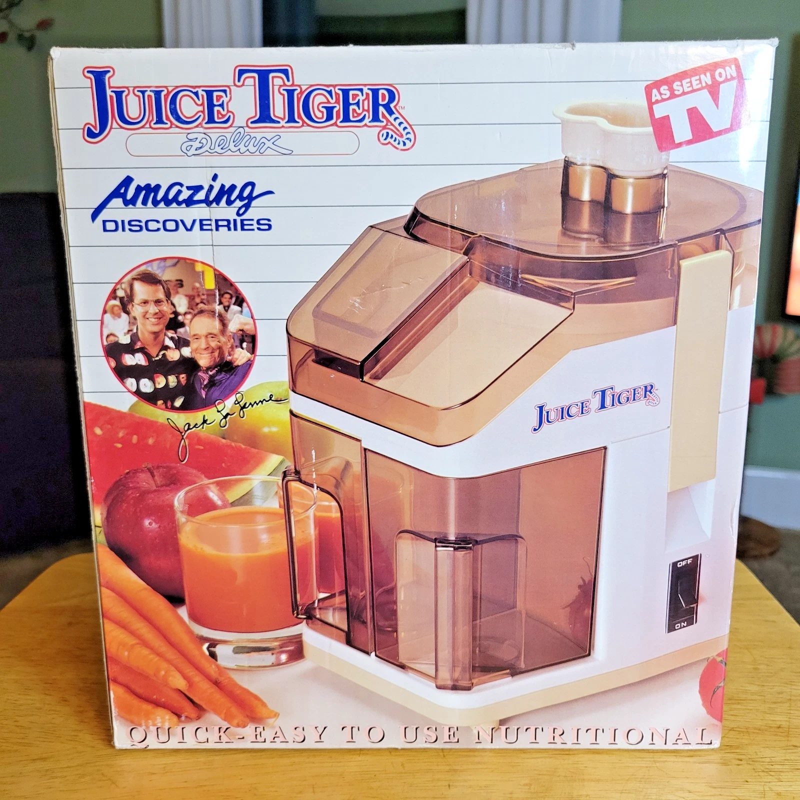 NEW Vintage Juice Tiger Deluxe Jack LaLanne Power Juicer Made in France
Opens in a new window or tab